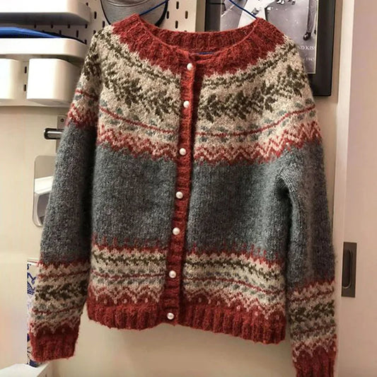 Jessica | Vintage Eiland-Cardigan