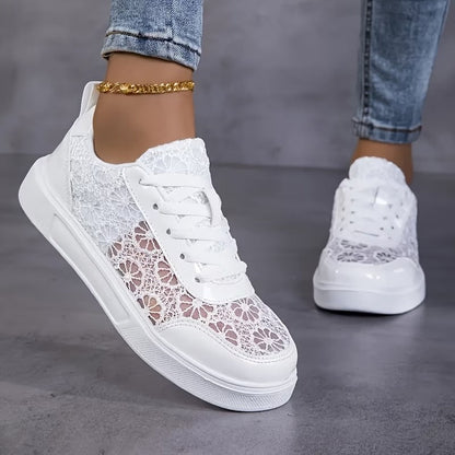TINEKE | Elegante Kanten Sneakers