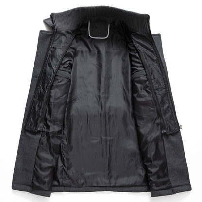 Bruno™ | Elegante Winterjas Met Rits & Knopen