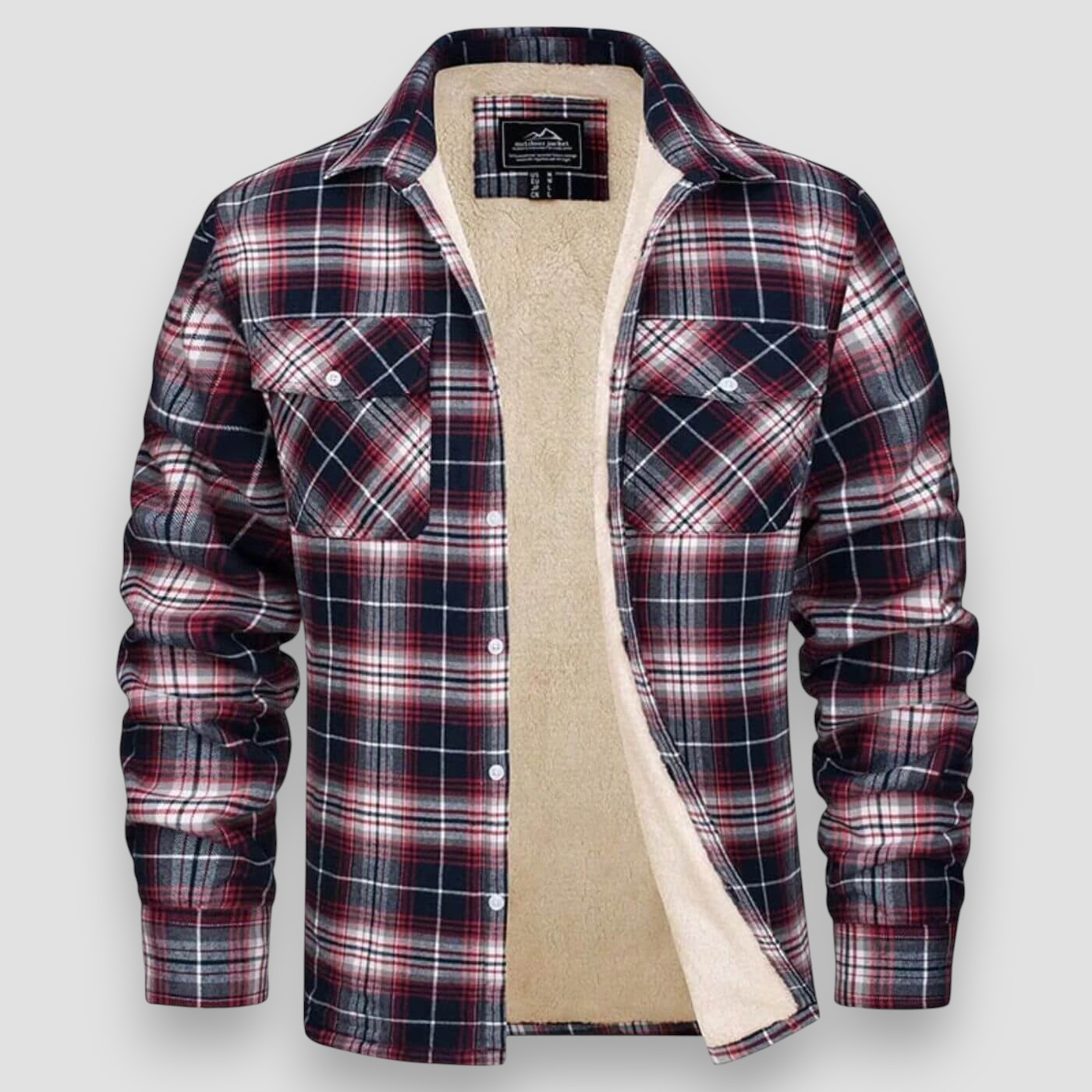 Rood en zwart / 5XL